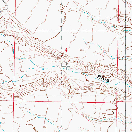 Topographic Map of Iron Horse, NM