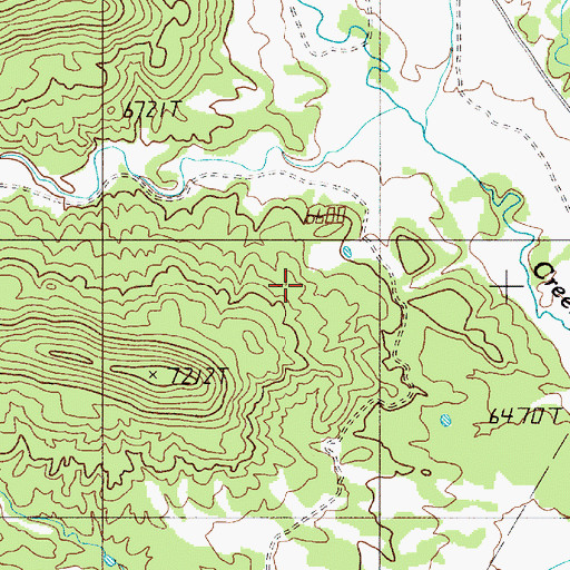 Topographic Map of Chase, NM