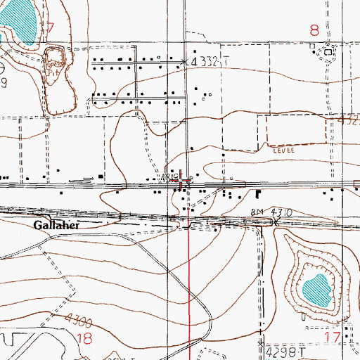 Topographic Map of Portair, NM