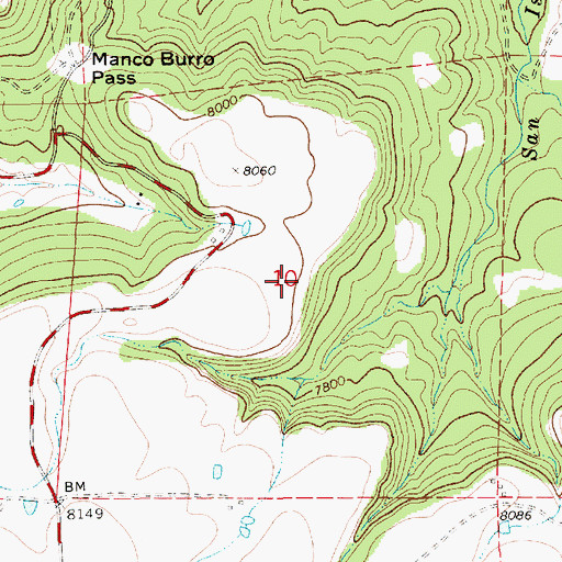 Topographic Map of Scoop Prospect, NM