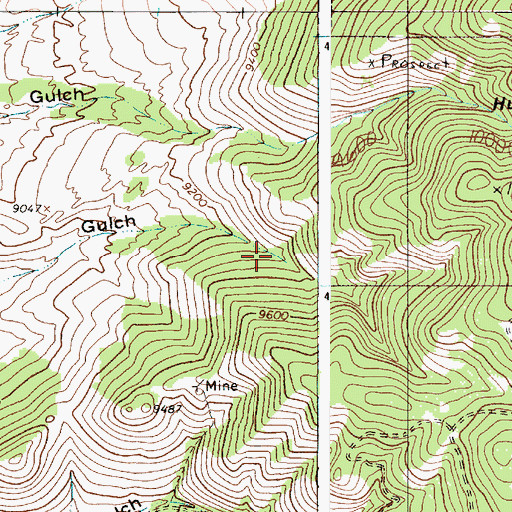 Topographic Map of Dorn, NM