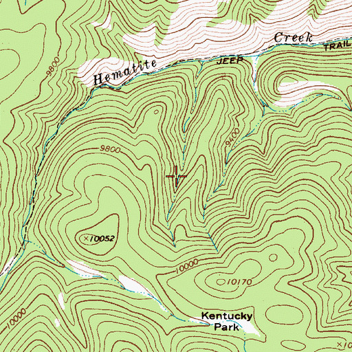 Topographic Map of Gold King Number Two, NM