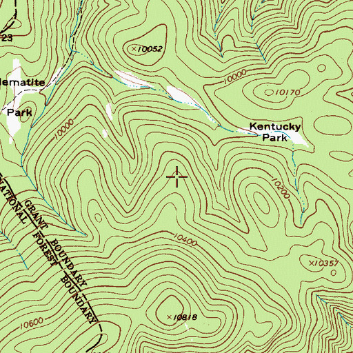 Topographic Map of Huntingtonia, NM