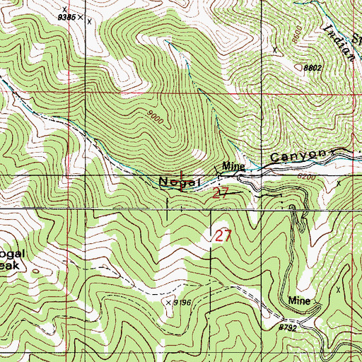 Topographic Map of R and L Claim, NM
