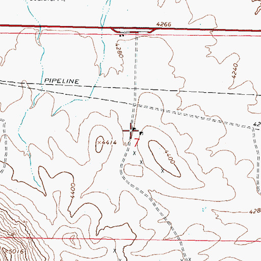 Topographic Map of Florida Mine, NM