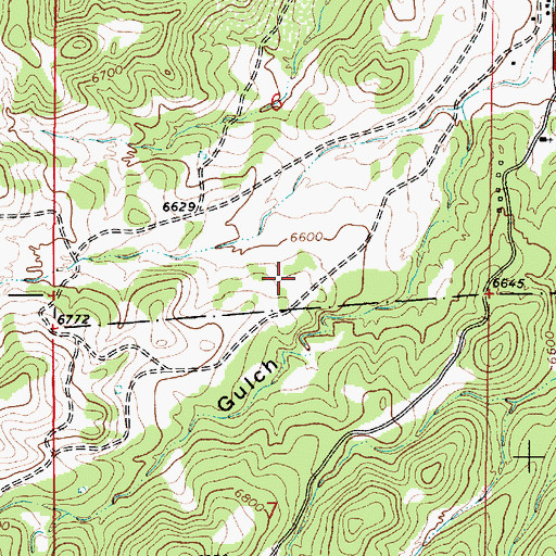 Topographic Map of Bill Dao, NM