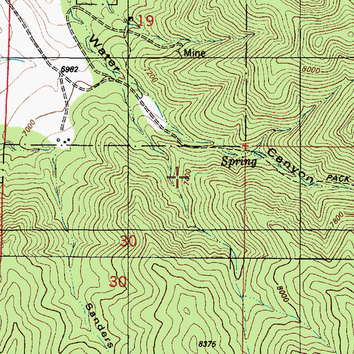 Topographic Map of Copper Matte Claim, NM