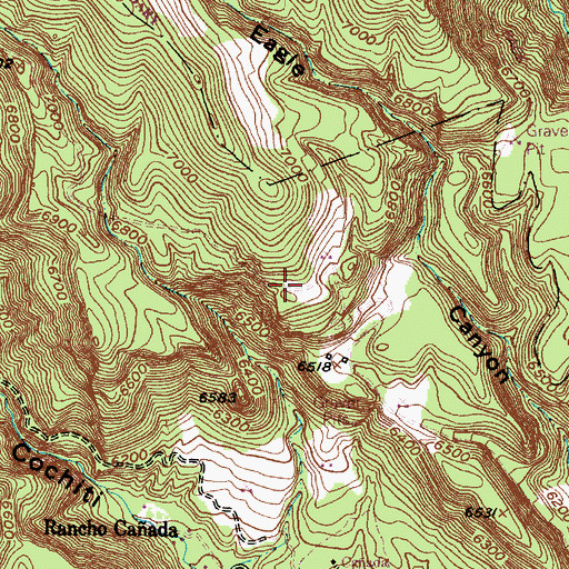 Topographic Map of Pumice Mine, NM