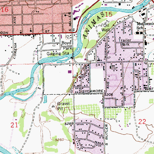 Topographic Map of Red Shale Mine, NM