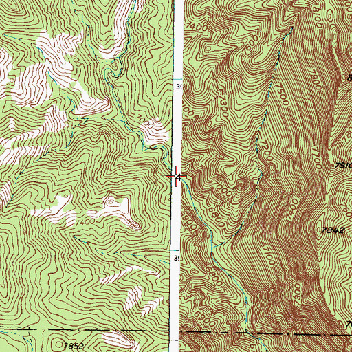 Topographic Map of Toby Group, NM