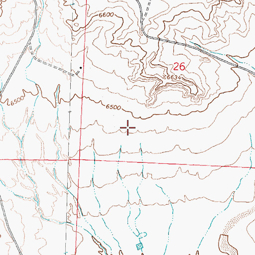 Topographic Map of Kimberto T P, NM