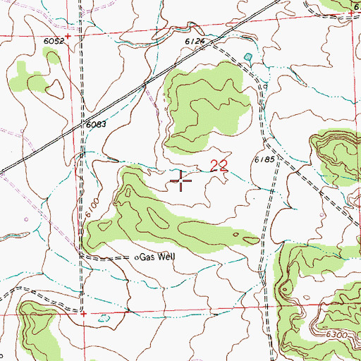 Topographic Map of New Mexico Mine, NM
