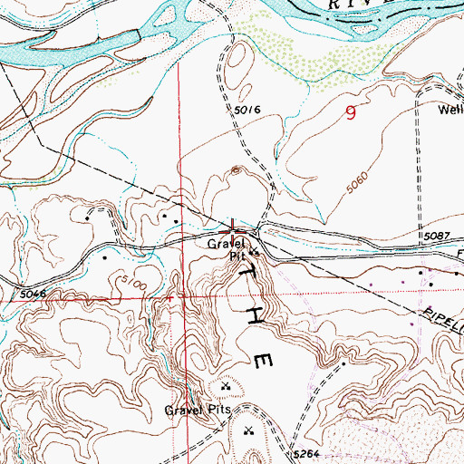 Topographic Map of Wheller Pit, NM