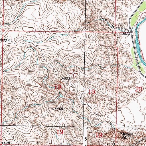 Topographic Map of Willis Groups, NM