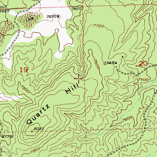 Topographic Map of Holy Terror Prospect, NM