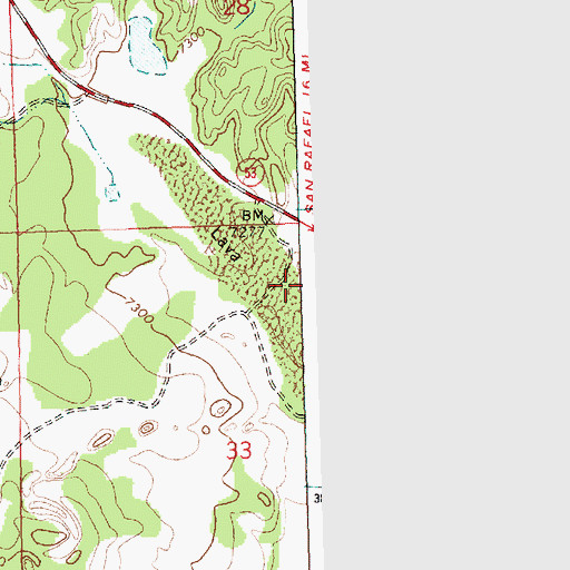 Topographic Map of Prospector Deposit, NM
