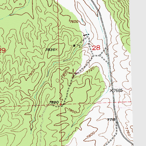 Topographic Map of Stella Mae Prospect, NM