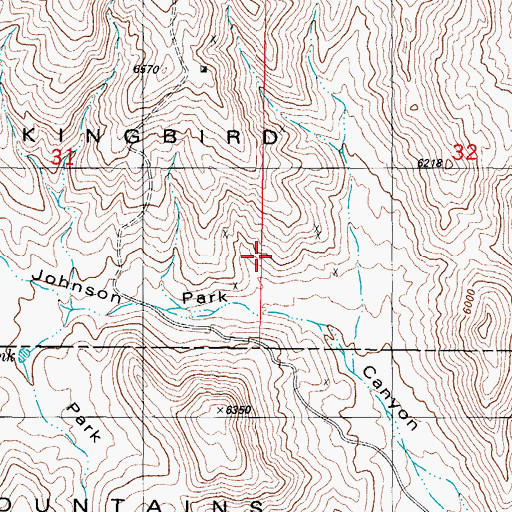 Topographic Map of May Day Number 1 Claim, NM