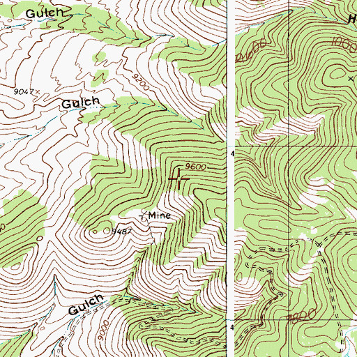 Topographic Map of Abraham Lincoln, NM