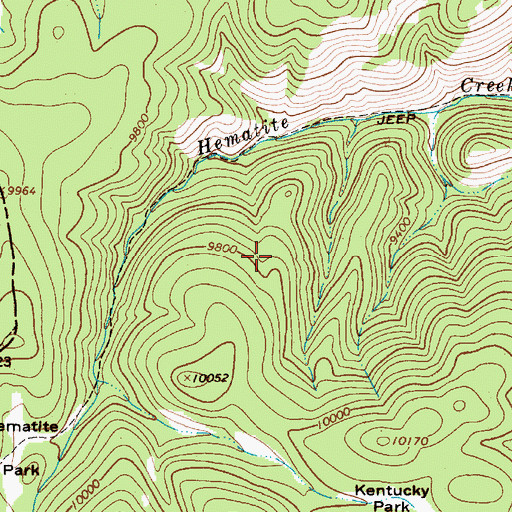 Topographic Map of Iron Bird, NM