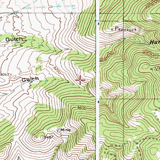 Topographic Map of Galena, NM