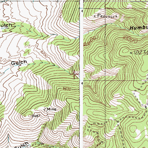 Topographic Map of Gertrude, NM