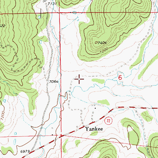 Topographic Map of Sunshine Mine, NM