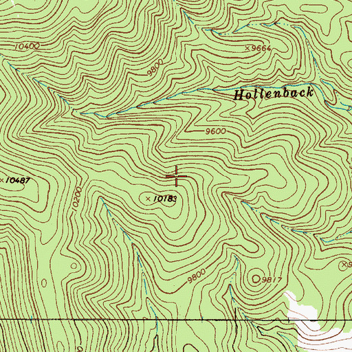Topographic Map of Prichard, NM