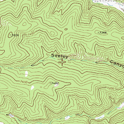 Topographic Map of Bartlett Mine, NM