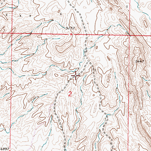 Topographic Map of Gonzales Prospect, NM