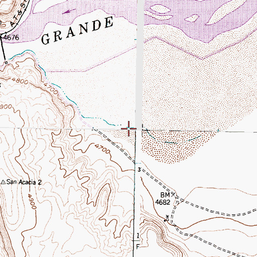 Topographic Map of Joyita Prospects, NM
