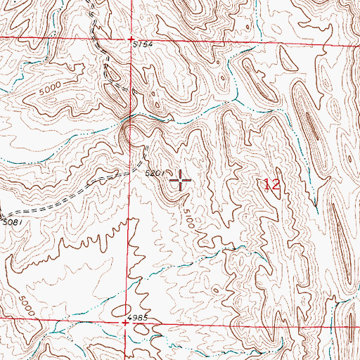 Topographic Map of La Bonita Prospect, NM