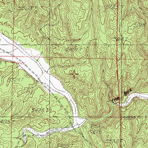 Topographic Map of Santa Rita, NM