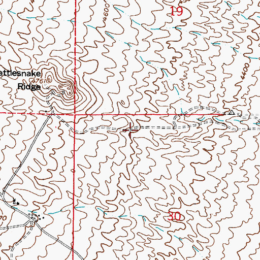 Topographic Map of Sunshine, NM
