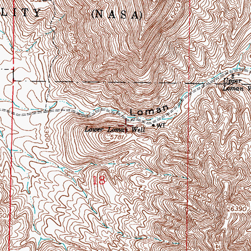 Topographic Map of Smith, NM