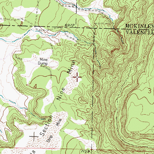 Topographic Map of Christmas Day Group, NM