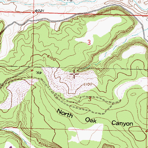 Topographic Map of F-9-2 Mine, NM