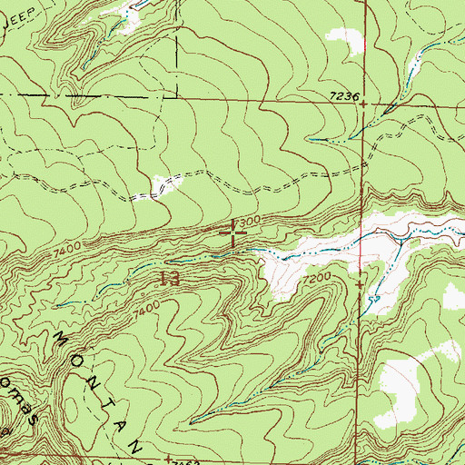 Topographic Map of Grants Perlite Mine, NM