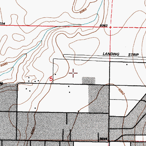 Topographic Map of Tome Well, NM