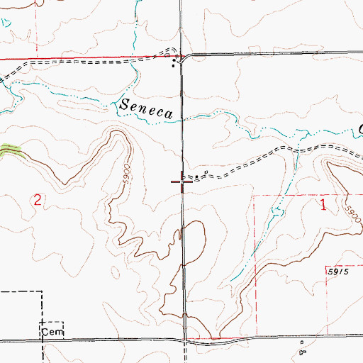 Topographic Map of 58 133 F, NM