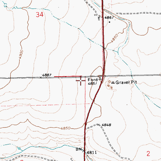 Topographic Map of Atkinson Cattle Pit, NM