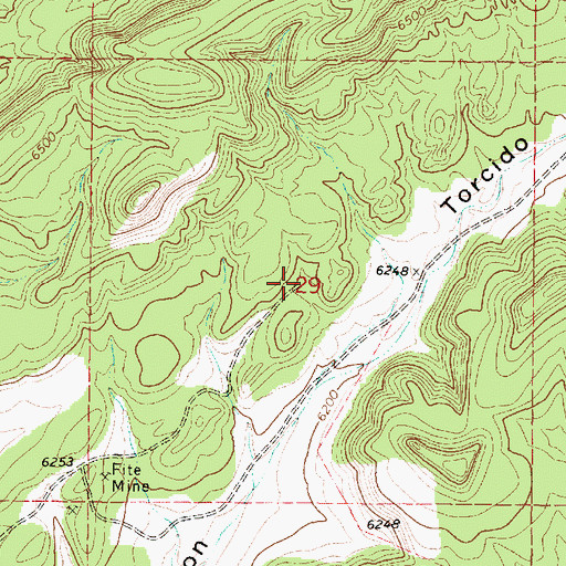 Topographic Map of Chupadera, NM