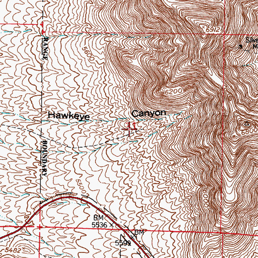 Topographic Map of Old Homestead Lode, NM