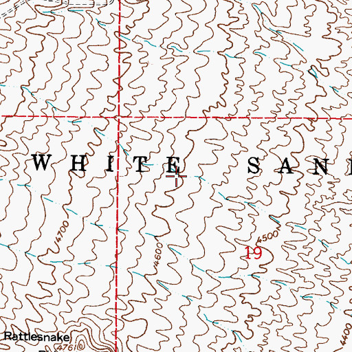Topographic Map of Santa Cruz Prospect, NM