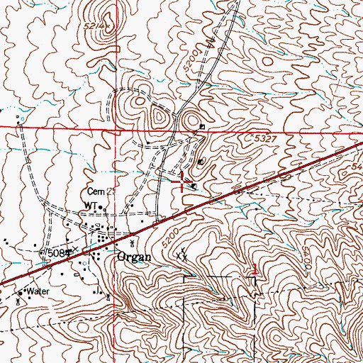 Topographic Map of Torpedo, NM