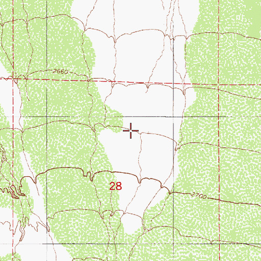 Topographic Map of Pan Tak Wash, AZ