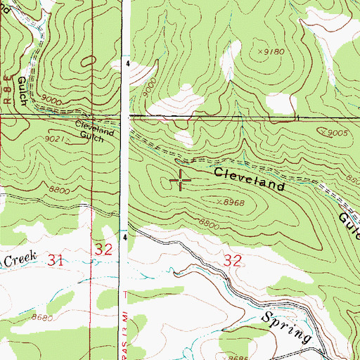 Topographic Map of Junipur, NM