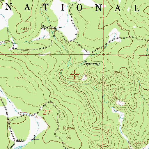 Topographic Map of Kiowa View 3, NM