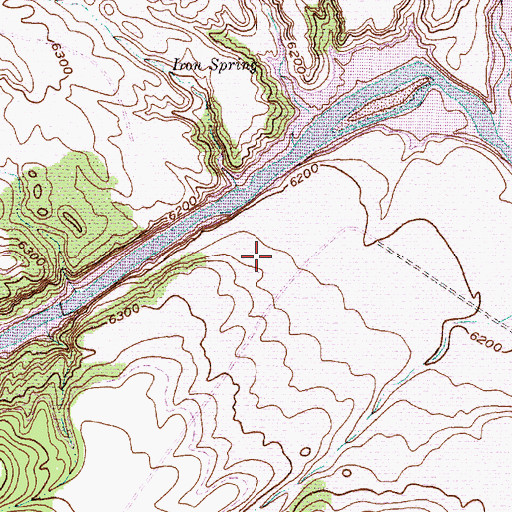 Topographic Map of Rio Chama Valley Gravels, NM