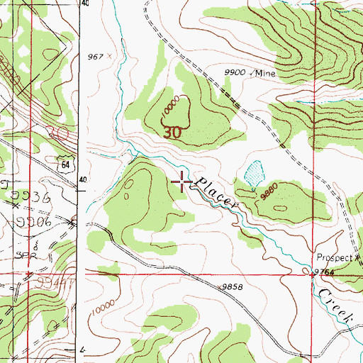 Topographic Map of Silent Friend Group Mine, NM